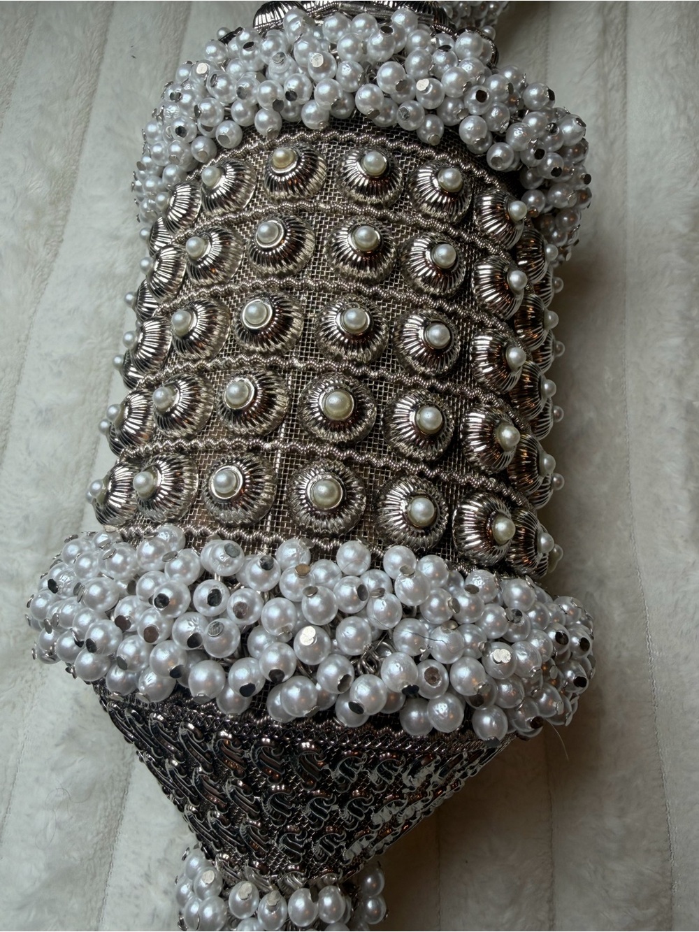 RAMLA Cocktail Pearl Handbag NWOT - Picture 9 of 14